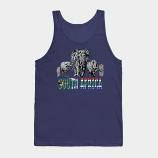 Africa's Big 5 for South Africa Wildlife Fans Tank Top